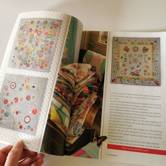 Quiltmania Magazine Quilt #115 Issue 2016 Crafts Quilting Patterns Patchwork - Picture 4 of 6